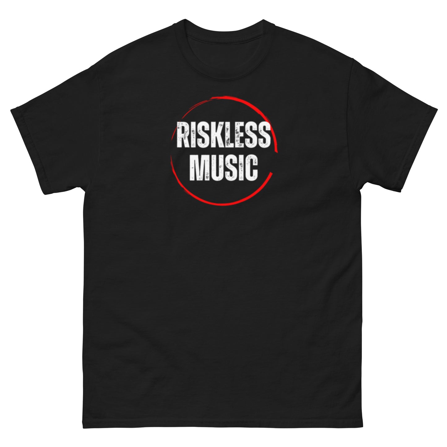 Riskless Music Red Logo Unisex Tee