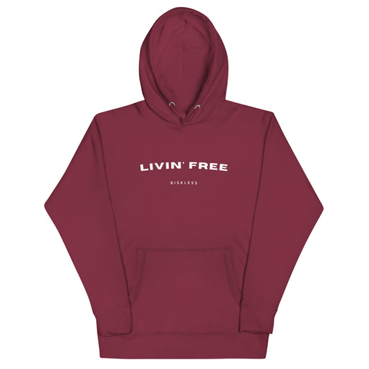 'Livin Free' Unisex Hoodie.